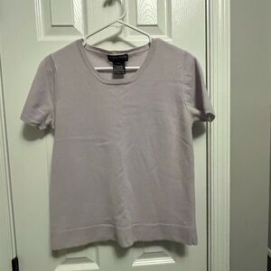 Women’s Vintage Andrea Jovine
Purple Short Sleeved 70% Lambwool M Sweater